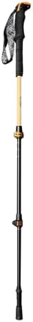 GOODE Bamboo Trekking Poles – Lightweight Adjustable Hiking Poles with Natural Bamboo Shaft, Cork Grip & Tungsten Tip – Collapsible Walking Sticks for Hiking, Backpacking & Travel
