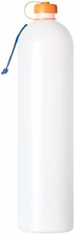 Cnoc Outdoors ThruBottle 1L Hard Sided Bottle with Slim, Lightweight Design and 28mm Neck Compatible with Most Water Filters - Reusable, Recyclable Bottle for Hiking, Backpacking, and Travel