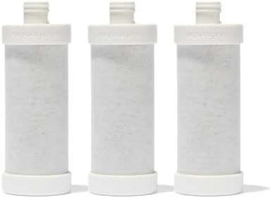 Aquagear Bottle Replacement Water Filter 3-Pack – Chlorine, PFOA/PFOS Filter, 40 Gallon Filter Life