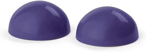 OPTP Half Balls (Pair) – Smooth Half Ball Set, Purple, 3 1/6"DIA x 1 1/2"H