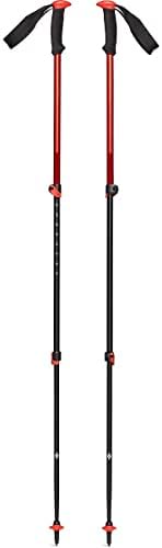 BLACK DIAMOND Trail Sport Trekking Poles, Two Lightweight Collapsible Aluminum Hiking Sticks with FlickLock Easy Adjustability for Hiking, Trekking, Backpacking, Walking, Camping, Travel
