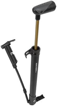 Topeak Road Morph Bike Pump – Portable Mini Floor Pump with Gauge, Fits Presta, Schrader & Dunlop Valves, 140 PSI Max, Aluminum Barrel, Fold-Out Foot Pad, Flexible Hose & Mount Bracket, Lightweight