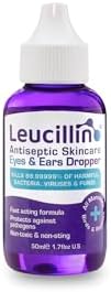 Leucillin Natural Antiseptic Dropper for Dogs, Soothes Itchy Skin and Promotes Healing, Effective Treatment for Dogs, Wound and Skin Care Solution for Pets, First Aid Kit Essential - 50ml