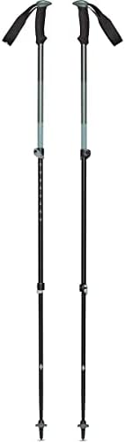 BLACK DIAMOND Trail Sport Trekking Poles, Two Lightweight Collapsible Aluminum Hiking Sticks with FlickLock Easy Adjustability for Hiking, Trekking, Backpacking, Walking, Camping, Travel