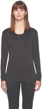 Terramar Women's Thermasilk Pointelle Scoop