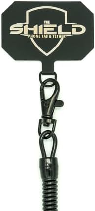 Rogue Fishing The Shield Phone Tab & Tether – Anti Theft Strap with Retractable Phone Tether – Waterproof Leash Lanyard for Kayak, Fishing, and Outdoor Gear Security