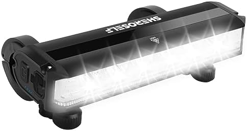 6 LED Bike Light USB-C Rechargeable Bicycle Headlight