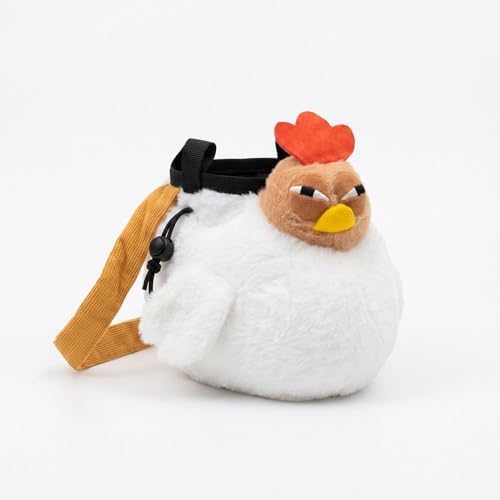 Fur Chicken Chalk Bag Rock Climbing Chalk Bag Suitable Bouldering Gym Indoor & Outdoor Climbing with Adjustable Belt