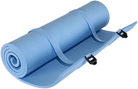 Stansport Pack Lite Camping & Backpacking Sleeping Pad – Lightweight Closed Cell Foam Mat – Waterproof & Puncture-Proof – Roll-Up Portable Design for Hiking & Outdoor Sleep – Straps Included