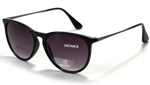 EFE Bifocal Reading Sunglasses for Men and Women, Sun Readers with UV400 Protection, Dual Vision Distance and Reading Glasses