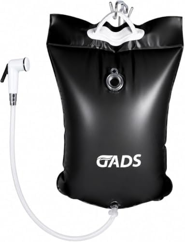 Portable 2.5 gal Bedside and Outdoor Shower Bag with Hose and Sprayer