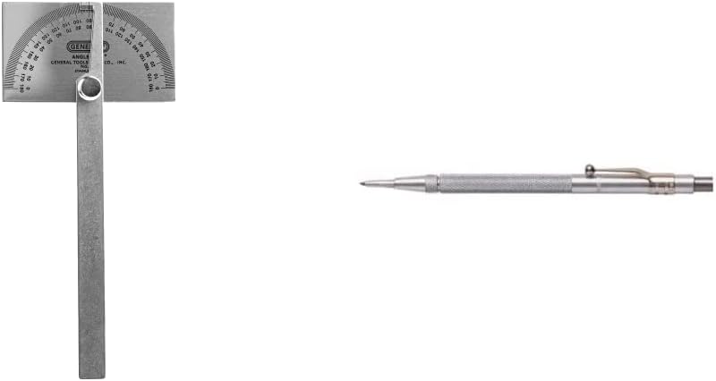 General Tools Square Head Protractor & Angle Finder for Carpentry & Framing