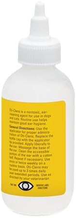 Oti-Clens Ear Cleansing Solution for Dogs & Cats, 4 oz