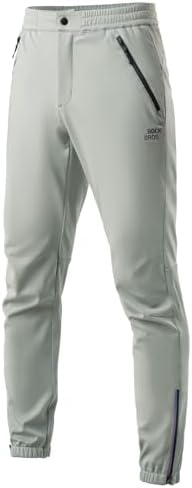 ROCKBROS Men's Winter Cycling Pants Thermal Water-Resistant Joggers