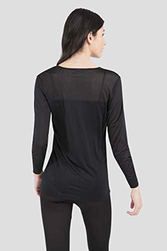 Terramar Women's Thermasilk Pointelle Scoop