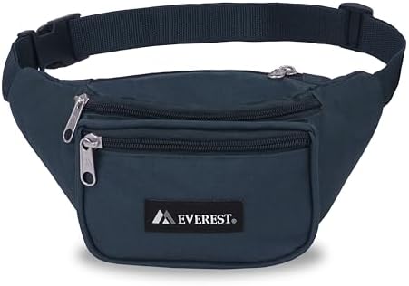 Everest Signature Waist Pack - Medium, Navy, One Size,044MD-NY