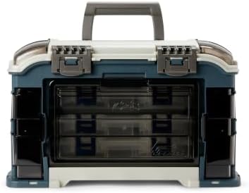 Plano Angled Tackle System with Three 3560 Stowaway Boxes, Fishing Tackle Storage, Premium Tackle Storage