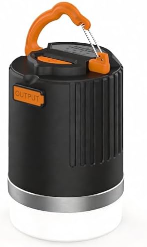 Camping Lantern for Power Outages IP65 Waterproof Camping Lights 10400mAh Portable USB-C Rechargeable 180H Ultra-Long Runtime Emergency Light