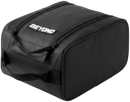 Beyond Braid Bait Commander Fishing Bait Bag - Crush-Resistant Soft Plastic Bait Storage with Removable Dividers - Soft Bait Organizer for Bass, Saltwater and Freshwater - Water-Resistant Tackle Bag