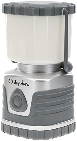 ust 60-Day Duro LED Portable 1200 Lumen Lantern with Lifetime LED Bulbs and Hook for Camping, Hiking, Emergency and Outdoor Survival