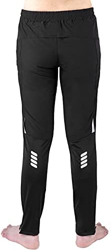 ROCKBROS Men's Cycling Pants, Windproof Quick Dry Bike Pants with Pockets