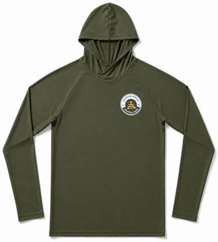 Outdoor Performance Hoodie, Lightweight Micro Mesh Hooded Shirt with 4-Way Stretch for Hiking Fishing Gym