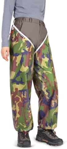 2000mm Waterproof Full Leg Gaiters, Protection for Ankle to Thigh Chaps,ltra-Lightweight Rain Pants