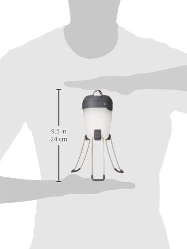 Black Diamond Apollo Lantern, 250 Lumens, Rechargeable Camp Light, Graphite