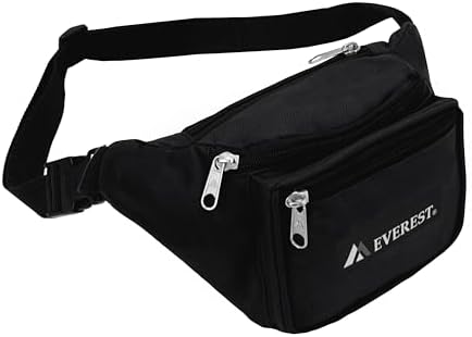 Everest Signature Waist Pack - Medium, Black, One Size