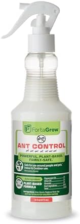 All-Natural Ant Control & Repellent Spray (16oz) – Ready-to-Use Peppermint, Clove & Geraniol Essential Oil Pest Defense – Safe for Indoors, Outdoors, Kids & Pets
