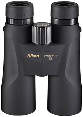 Nikon PROSTAFF 5 10x42mm Binoculars - High-Definition Multilayer-Coated Optics, Waterproof Fogproof Lightweight Outdoor Binoculars for Birdwatching, Hiking, Nature Observation (7571)