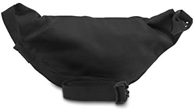 JanSport Fifth Avenue Fanny Pack Crossbody Bags for Women, Men - Stylish, Durable Waist Bag with Adjustable Belt, Main Zippered Pocket, Quick Stash Pocket, Travel Essentials, Black