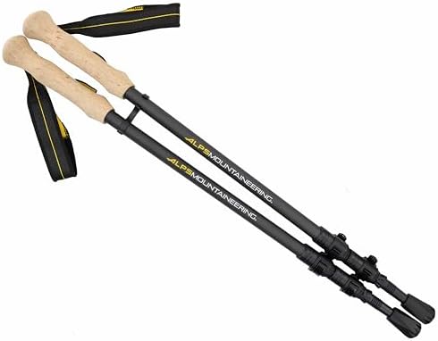 ALPS Mountaineering Alliance Trekking Poles, Set of 2, Black
