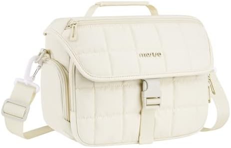 MOSISO Camera Bag for Photographers, Shoulder Photography Bag, Beige