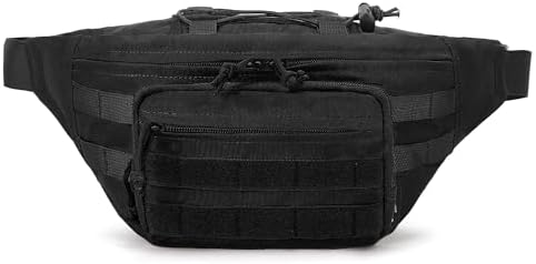 Mardingtop Tactical Fanny Pack for Men, Military Crossbody Waist Bag Utility Hip Belt Bumbag for Outdoor Travel,Hiking,Running,Walking,Fishing,EDC