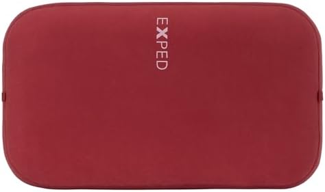 Exped Mega Pillow - Lightweight Inflatable Camping Pillow with Washable Cover & Adjustable Comfort for Neck Support in Backpacking & Van Adventures (52 x 32 x 12cm), Cypress