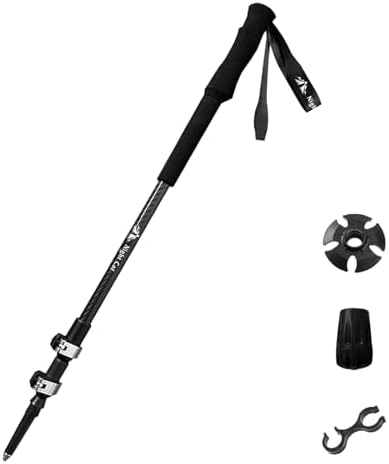Night Cat Collapsible Trekking Pole: Lightweight Hiking Stick 1 Pack 2 Packs Adjustable Walking Pole for Backpacking Climbing