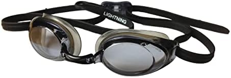 FINIS Lightning Goggles - Competitive Swim Goggles for Women & Men - Adjustable Straps - With 4 Interchangeable Nose Pieces