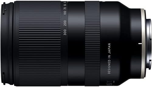 Tamron 18-300mm F3.5-6.3 Di III-A VC VXD All-in-One Zoom Lens for Sony E APS-C Mirrorless Cameras, Image Stabilization, Fast Autofocus for Travel + Lens Filter Kit + Cap Keeper (4pc Bundle)