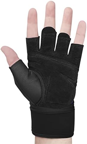 Harbinger Training Grip Wristwrap Weight Lifting Gloves, Unisex
