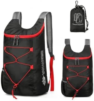 Large Capacity Foldable Outdoor Backpack Hiking Sports Daypack for Men Women Camping Travel Lightweight Packable Bag