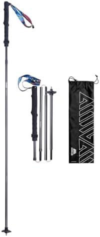AONIJIE Carbon Fiber Trekking Poles - 2Pack Lightweight Collapsible Hiking/Walking Sticks for Outdoor Hiking Climbing, Backpacking and Trail Running