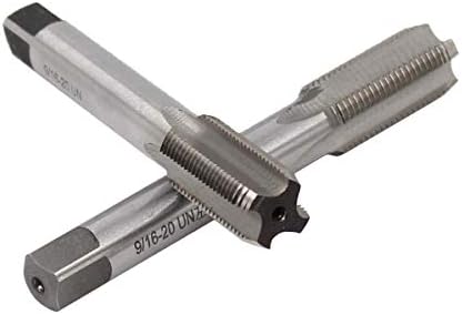 9/16-20 Threaded HSS Tap Set, Bike Pedal thread repair kit, Right Hand and Left Hand Thread Tap Set, 9/16 x 20 TPI Crank Saver, Bike Crank Repair Tool