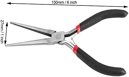 JOIKIT 10 Pack 6 Inch Extra Long Needle Nose Pliers, Mini Precision Needle Nose Pliers Set Repair Tool for Wire Wrapping, Jewelry Making, DIY Crafts, Electronic Repair