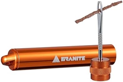 Granite Suture Tire Plug Kit with 2 Size Tire Plugs