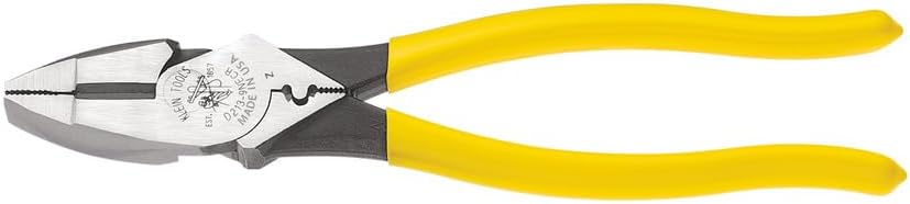 Klein Tools D213-9NETP Lineman's Fish Tape Pulling Pliers, 9-Inch