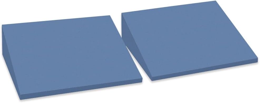 StrongTek Yoga Wedge Blocks, XL Foam, 16.5°, 13 x 12.75 x 3.75 in, 2-Pack