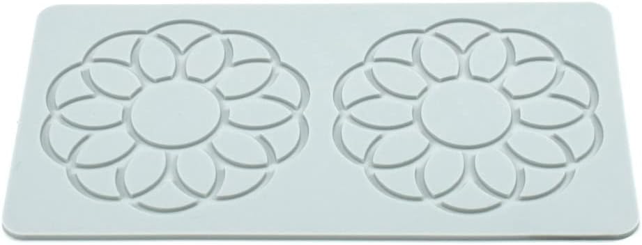 Hollow Leaf Silicone Molds Lover Heart Chocolate Molds Geometry 3D Silicone Mould Chocolate Candy Leaf Mold Sugar Craft Cake Decoration Cupcake Top (S_Flower_7.84 * 4.2 * 0.12inch)