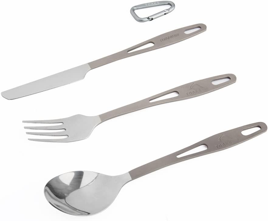 TOAKS Titanium 3-Piece Cutlery Set
