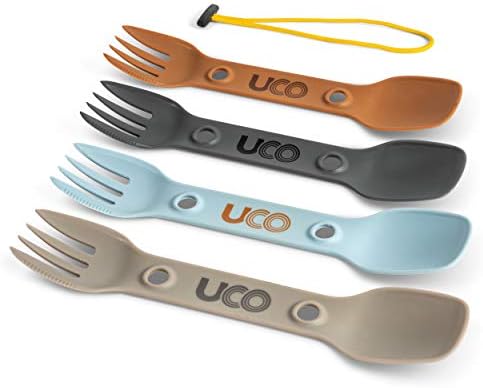 UCO Utility Spork 3-in-1 Combo Spoon-Fork-Knife Camping Utensil